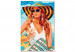 Paint by number Martini on the Beach - Woman in a Hat and Sunglasses 144133 additionalThumb 5