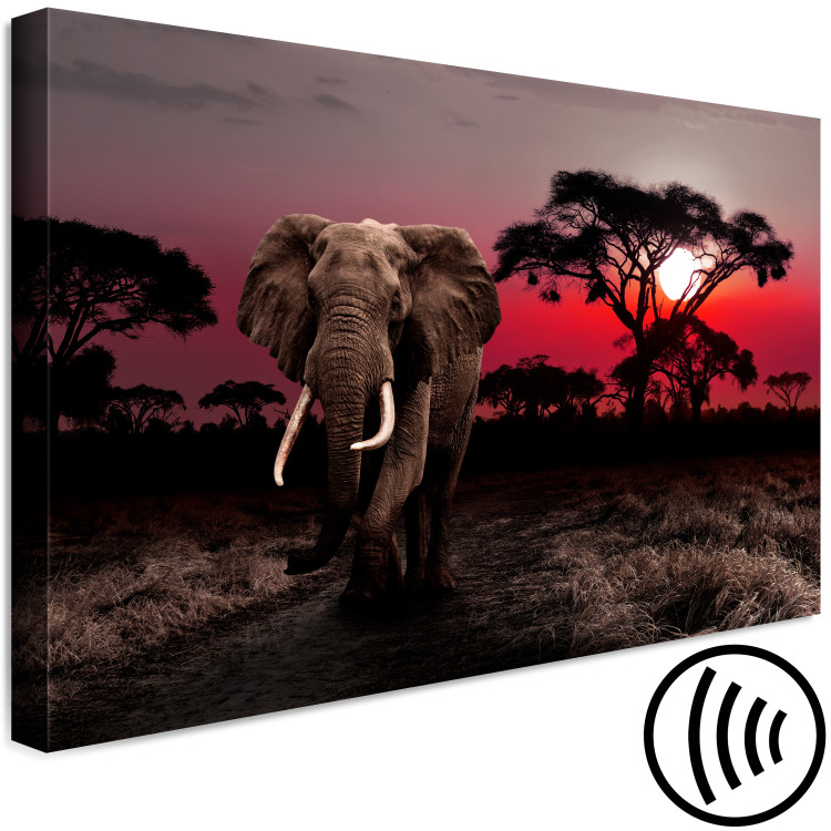 Canvas Art Print African Journey (1-piece) wide - third variant - elephant 145133 additionalImage 6