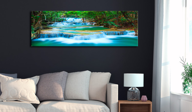 Large canvas print Sapphire Waterfalls III [Large Format] 149033 additionalImage 6