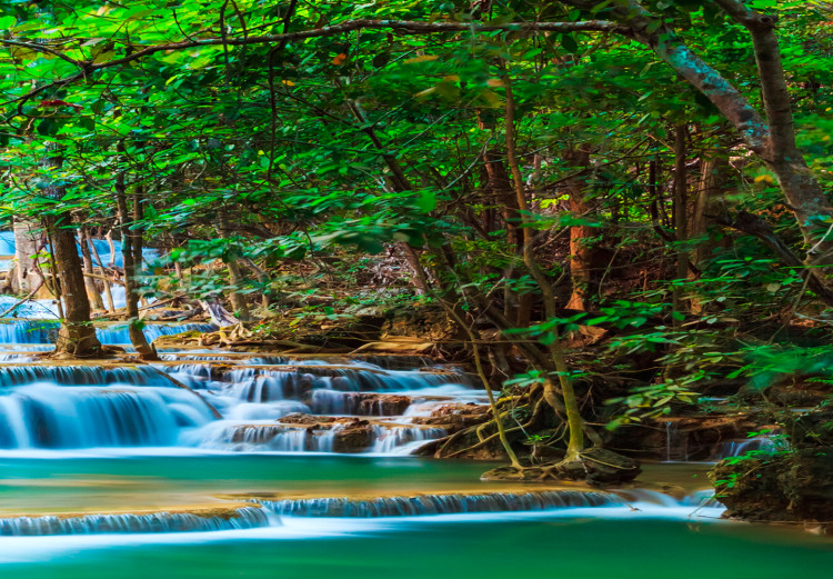 Large canvas print Sapphire Waterfalls III [Large Format] 149033 additionalImage 4