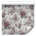 Modern Wallpaper Peonies and Lilacs - White and Pink Flowers With Gray Leaves on a Light Background 150033 additionalThumb 6