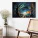 Canvas Print A Walk Among the Stars - A Figure Walking Towards the Horizon in the Middle of the Night 151033 additionalThumb 11