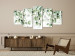 Canvas Lightness of Leaves - Delicate Composition With Twigs in Bloom 151433 additionalThumb 3