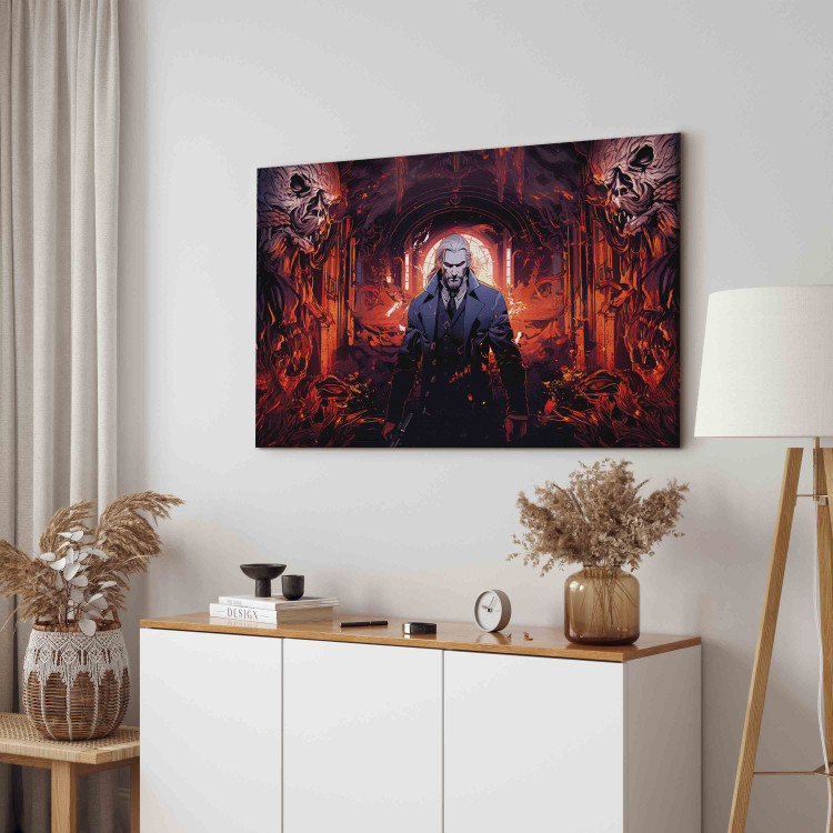 Canvas Print Legendary Demon Hunter - An Anime Created by Artificial Intelligence 151533 additionalImage 4