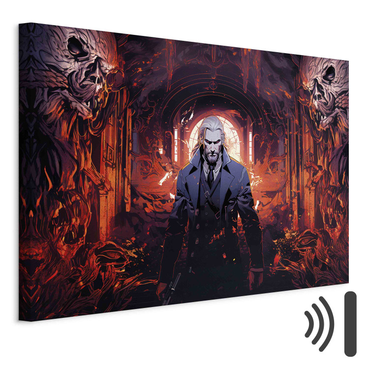 Canvas Print Legendary Demon Hunter - An Anime Created by Artificial Intelligence 151533 additionalImage 8