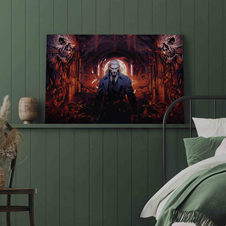 Canvas Print Legendary Demon Hunter - An Anime Created by Artificial Intelligence 151533 additionalImage 3