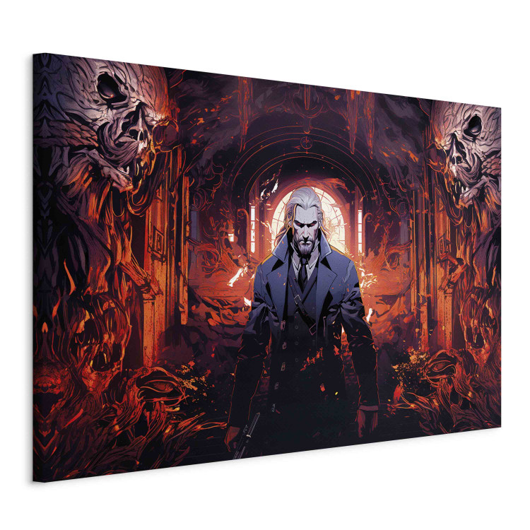 Canvas Print Legendary Demon Hunter - An Anime Created by Artificial Intelligence 151533 additionalImage 2