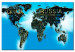 Cork Pinboard Blue World [Cork Map] 92233 additionalThumb 2