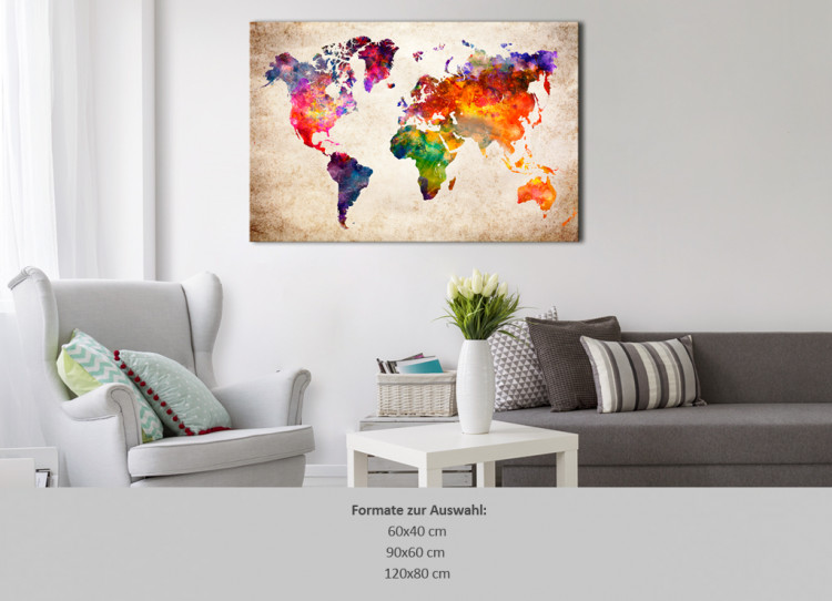 Decorative Pinboard Colourful Universe  [Cork Map] 93733 additionalImage 7