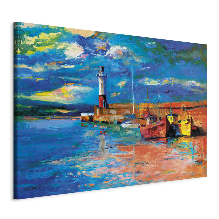 Canvas Seaside Landscape: The Lighthouse 98033 additionalImage 2