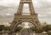 Canvas Pride of Paris - Eiffel Tower against the Sky and City Architecture of France 107243 additionalThumb 5