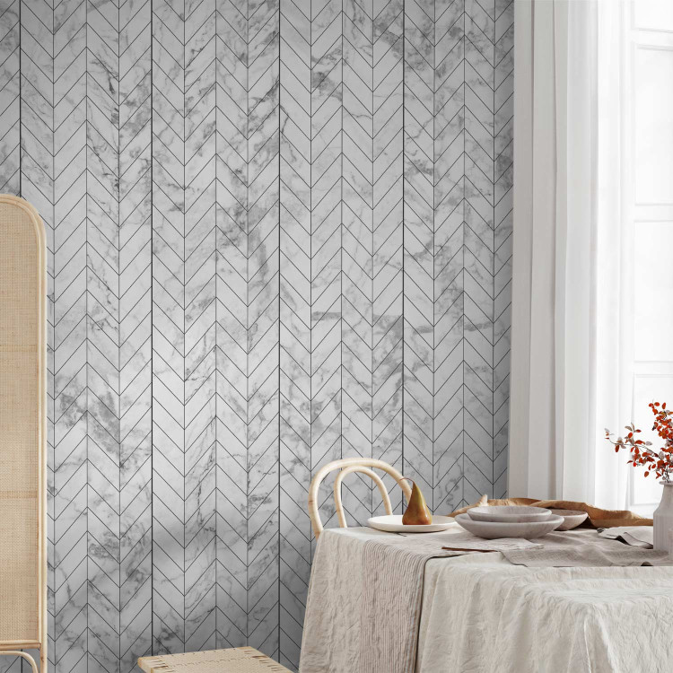 Modern Wallpaper Magma Tread (Grey) 108043 additionalImage 7