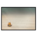 Poster Sailboat - brown sails against a beige-green seascape 117343 additionalThumb 15