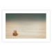 Poster Sailboat - brown sails against a beige-green seascape 117343 additionalThumb 18