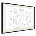 Wall Poster Meerkat Family - black and white composition with English text 117543 additionalThumb 3