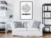 Wall Poster Retro Munich - black and white map of the city with English texts 118443 additionalThumb 5