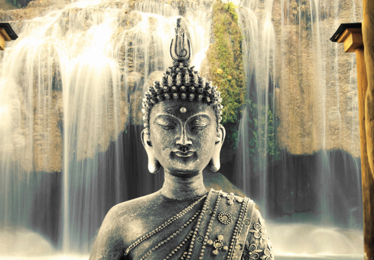 Canvas Print Buddha Smile (1 Part) Wide 121943 additionalImage 4