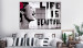 Large canvas print Banksy: Life is Beautiful [Large Format] 125543 additionalThumb 6