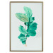 Poster Mint Grace - plant composition with mint leaves on a light background 126543 additionalThumb 17