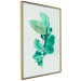 Poster Mint Grace - plant composition with mint leaves on a light background 126543 additionalThumb 12