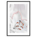 Wall Poster I Am Woman - white lily flower with delicate red contrast 127243 additionalThumb 15
