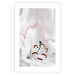 Wall Poster I Am Woman - white lily flower with delicate red contrast 127243 additionalThumb 19