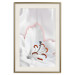 Wall Poster I Am Woman - white lily flower with delicate red contrast 127243 additionalThumb 20