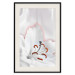 Wall Poster I Am Woman - white lily flower with delicate red contrast 127243 additionalThumb 19