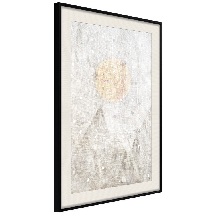 Wall Poster May Snow - abstract beige texture with geometric figures 127343 additionalImage 4