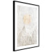 Wall Poster May Snow - abstract beige texture with geometric figures 127343 additionalThumb 2