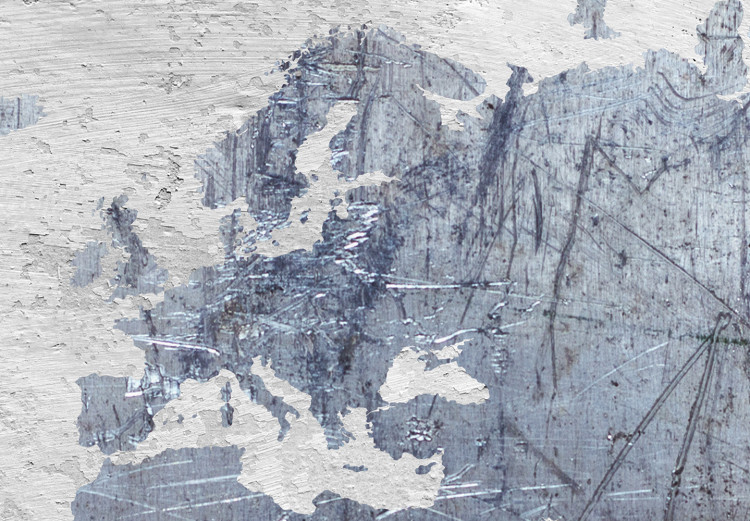 Large canvas print Concrete World Map [Large Format] 128343 additionalImage 5