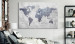 Large canvas print Concrete World Map [Large Format] 128343 additionalThumb 6