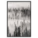 Wall Poster Nesting Site - landscape of a forest with spruce trees covered in thick fog 130243 additionalThumb 16