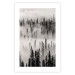 Wall Poster Nesting Site - landscape of a forest with spruce trees covered in thick fog 130243 additionalThumb 18
