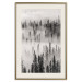 Wall Poster Nesting Site - landscape of a forest with spruce trees covered in thick fog 130243 additionalThumb 27