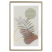 Poster Palm Shadow - plant among various figures in an abstract motif 131843 additionalThumb 16
