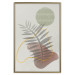 Poster Palm Shadow - plant among various figures in an abstract motif 131843 additionalThumb 17