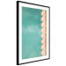 Poster Northern Balconies - architecture of a pastel-colored wall against a bright sky 134743 additionalThumb 6