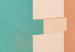 Poster Northern Balconies - architecture of a pastel-colored wall against a bright sky 134743 additionalThumb 9