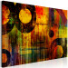 Canvas Print Painted Poetry (1-piece) Wide - abstract colorful patterns 135343 additionalThumb 2
