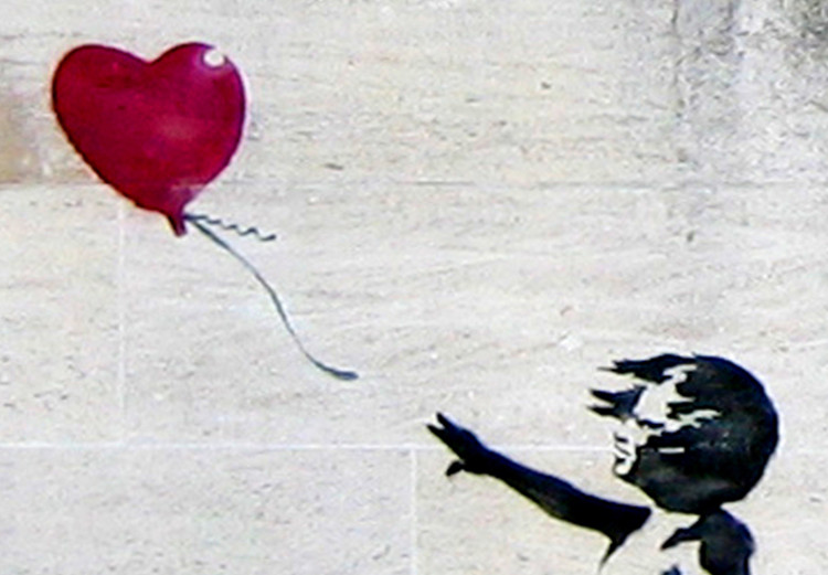 Large canvas print Girl With a Balloon by Banksy II [Large Format] 136443 additionalImage 6