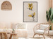 Poster Golden Geese - pattern of flying birds and beige background in scandi boho style 136543 additionalThumb 5