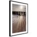 Poster Light of Hope - seascape of a beach against a setting sun 138043 additionalThumb 4