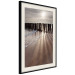 Poster Light of Hope - seascape of a beach against a setting sun 138043 additionalThumb 10