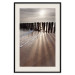 Poster Light of Hope - seascape of a beach against a setting sun 138043 additionalThumb 17
