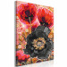 Paint by number Blooming Poppies - Three Flowers and Black, Red and Gold Accessories 144143 additionalThumb 6