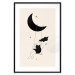 Wall Poster Fun - Girl Swinging on the Moon Surrounded by Stars 146143 additionalThumb 24