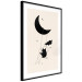 Wall Poster Fun - Girl Swinging on the Moon Surrounded by Stars 146143 additionalThumb 9