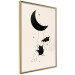 Wall Poster Fun - Girl Swinging on the Moon Surrounded by Stars 146143 additionalThumb 2