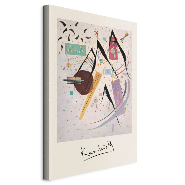 Large canvas print Black Dots - Kandinsky’s Colorful and Disorganized Composition [Large Format] 151643 additionalImage 3